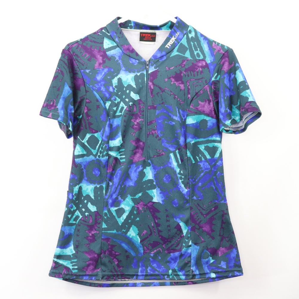 90s Trek Womens Medium Half Zip Cycling Jersey